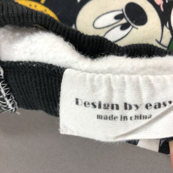 Disney Mickey and Friends Sweatshirt Cream Minnie Mouse AOP Women's One Size - Picture 6 of 8